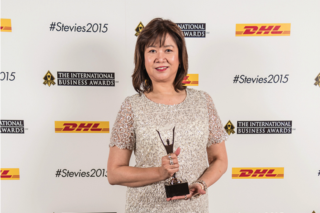 DOUBLE HONORS IN TORONTO Pilmico FVP and Chief Resource Officer Maribeth Marasigan represented the company at the 12th Annual International Business Awards in Toronto, Canada last October 23 to accept two Stevie awards for the Mahalin Pagkaing Atin campaign. For ‘championing sustainable entrepreneurship by igniting pride, preference for local produce’, Mahalin Pagkaing Atin was selected as the Gold Stevie winner in the Communications/PR - Campaign: Investor Relations category. It also received the Bronze Stevie award in the Communications/PR - Campaign: Marketing - Reputation/Brand Management category for its work in ‘helping disaster-stricken areas get back on their feet’. The Stevie Awards are the world’s premier business awards created to honor and generate public recognition of the achievements and positive contributions of organizations and working professionals worldwide.