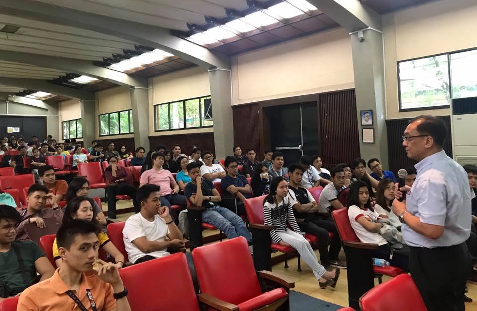 Aboitiz Construction President and COO Albert A. Ignacio, Jr., sharing the life of an engineer in the construction industry.