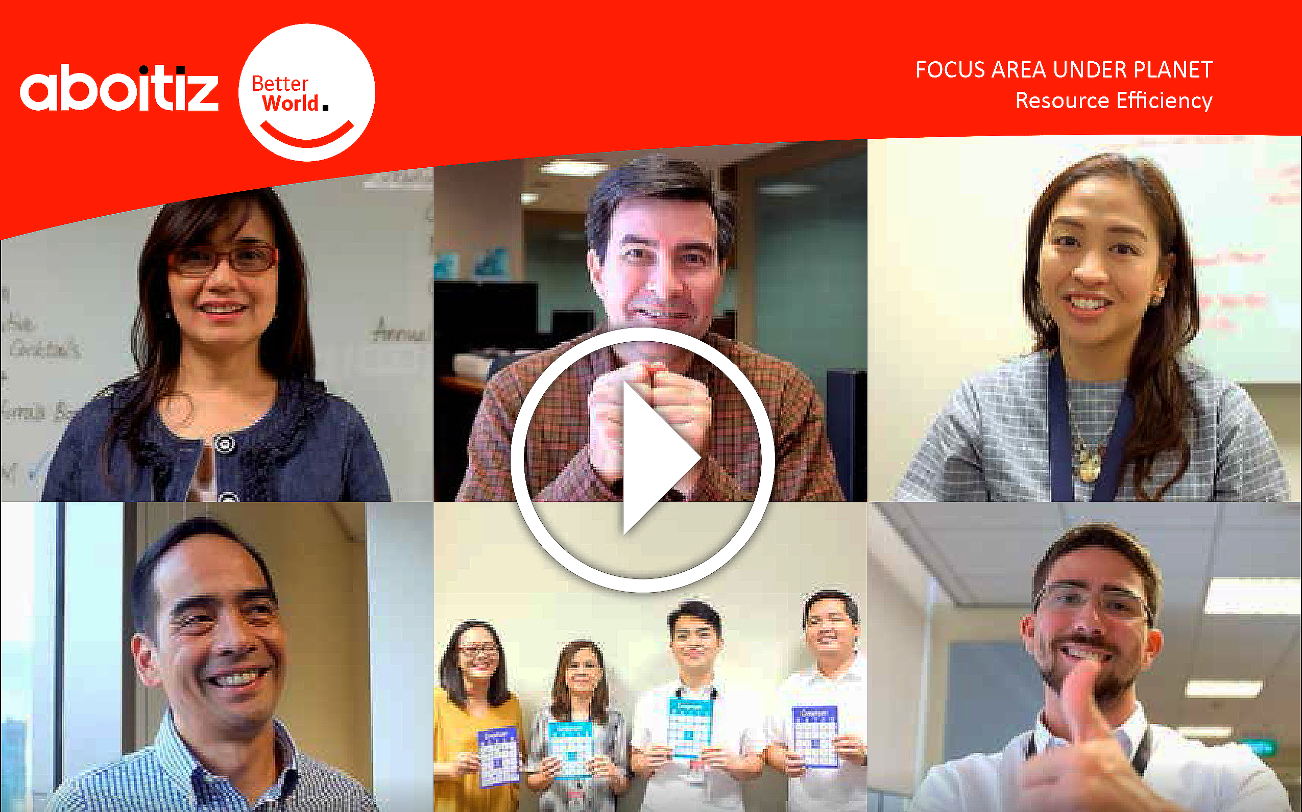 Aboitiz team members commit to water conservation