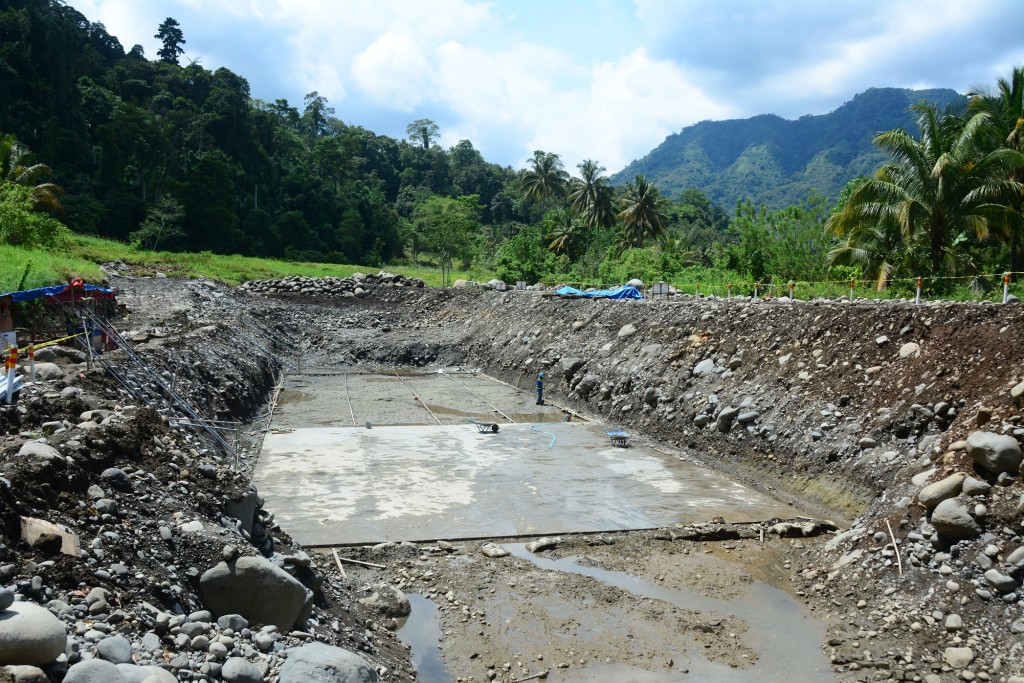 DESANDER - Excavations are now completed and concrete works have started.