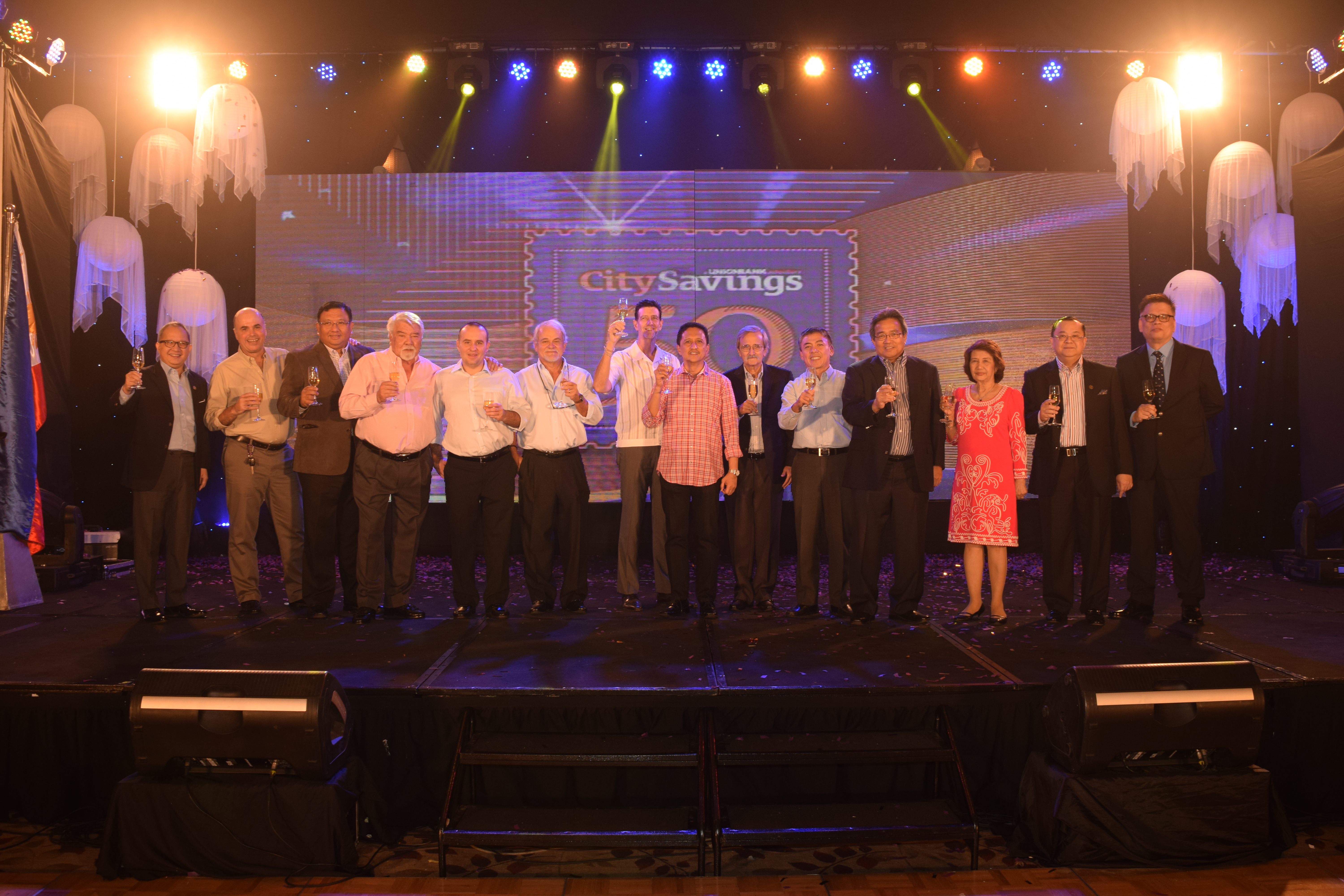 CitySavings - 50th year anniversary ceremonial toast