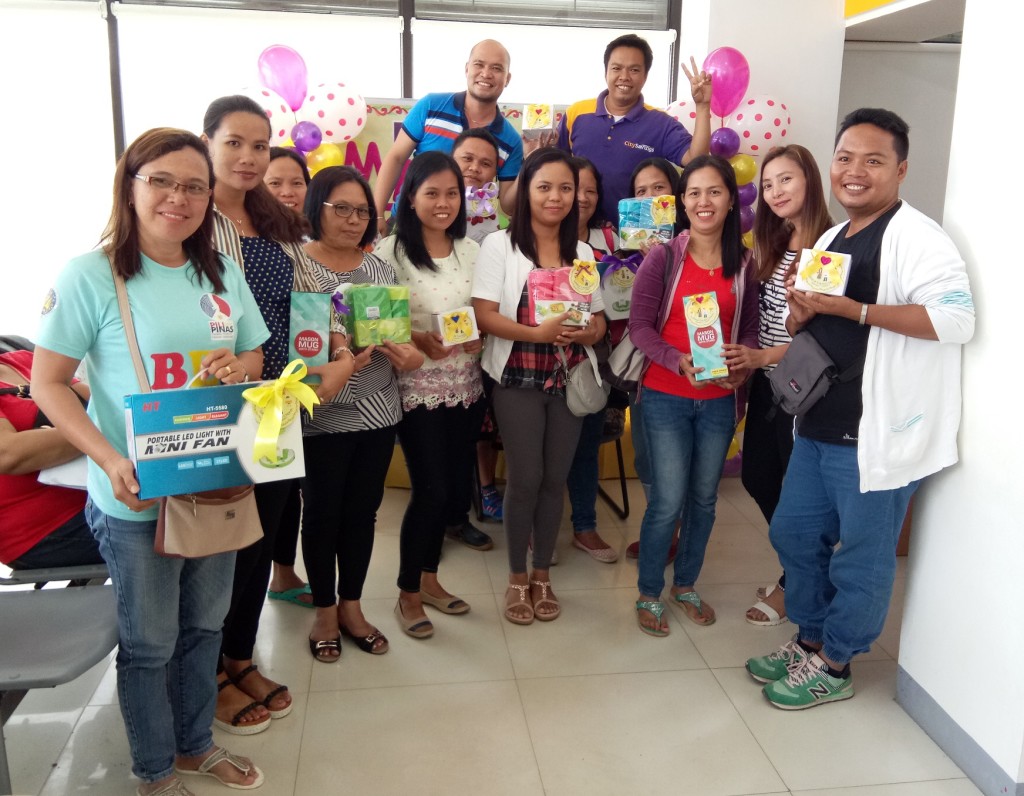 THANK YOU TEACHER: Public school teachers happily celebrated NTM with CitySavings Catarman.