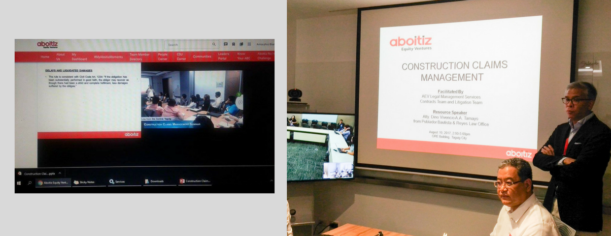 The seminar was also ran via livestreaming across the Taguig and Cebu corporate centers.