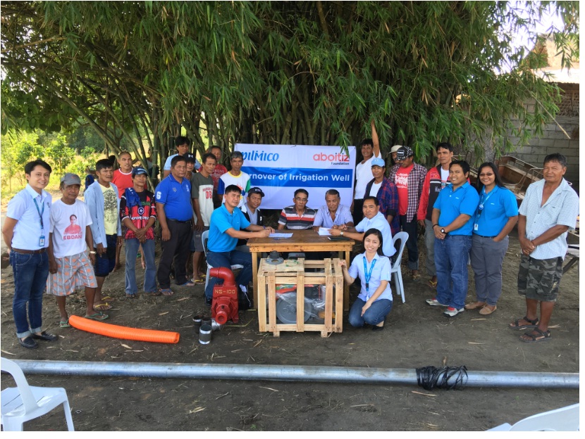 GROWING TOGETHER. Pilmico partners present during the turnover activity were Pilmico’s Farm Supervisor Marianne Palaming, Farm Managers Joyce Camille Bamba, Johara Gurat, and Joel Punsalan, and Admin Supervisor Maricel Magtanong.
