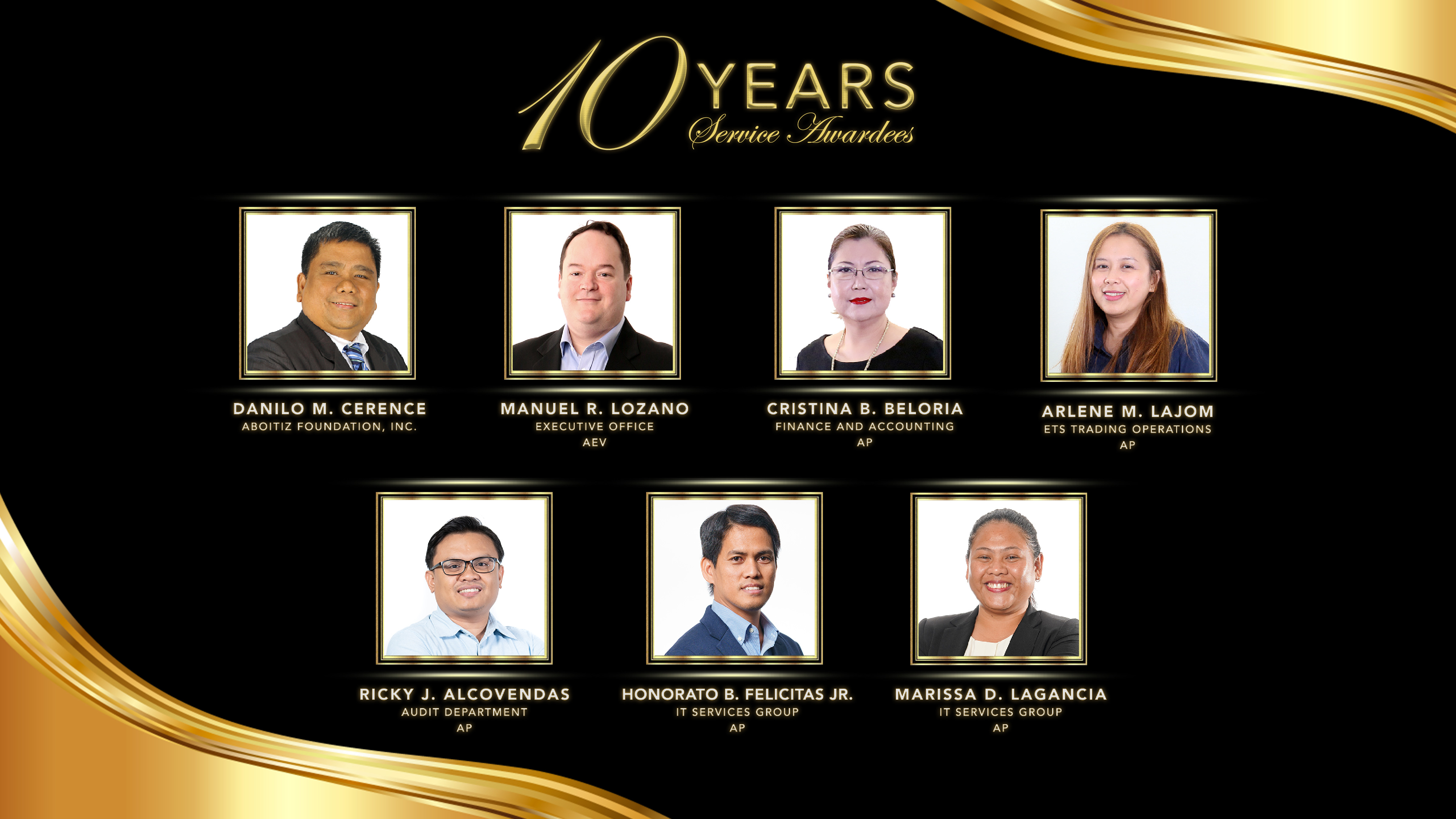 EIA Deck 10 years awardee