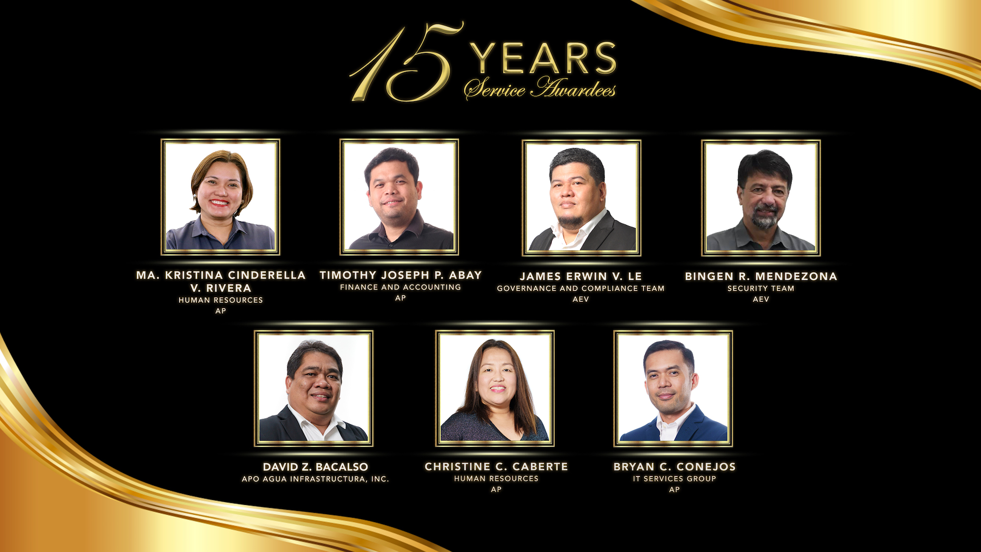 EIA Deck 15 years awardee 2