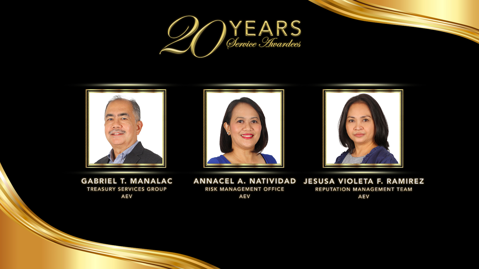 EIA Deck 20 years awardee