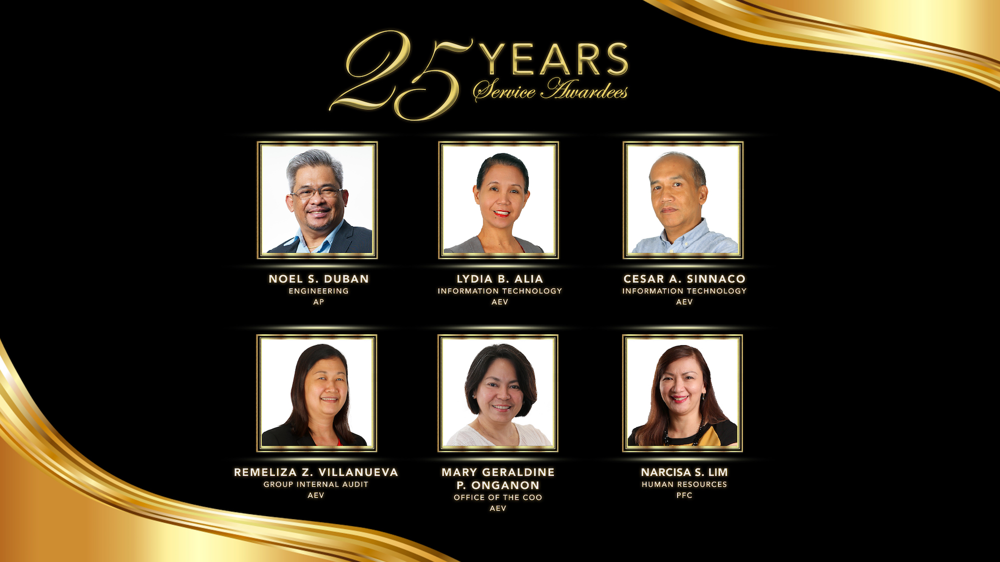 EIA Deck 25 years awardee