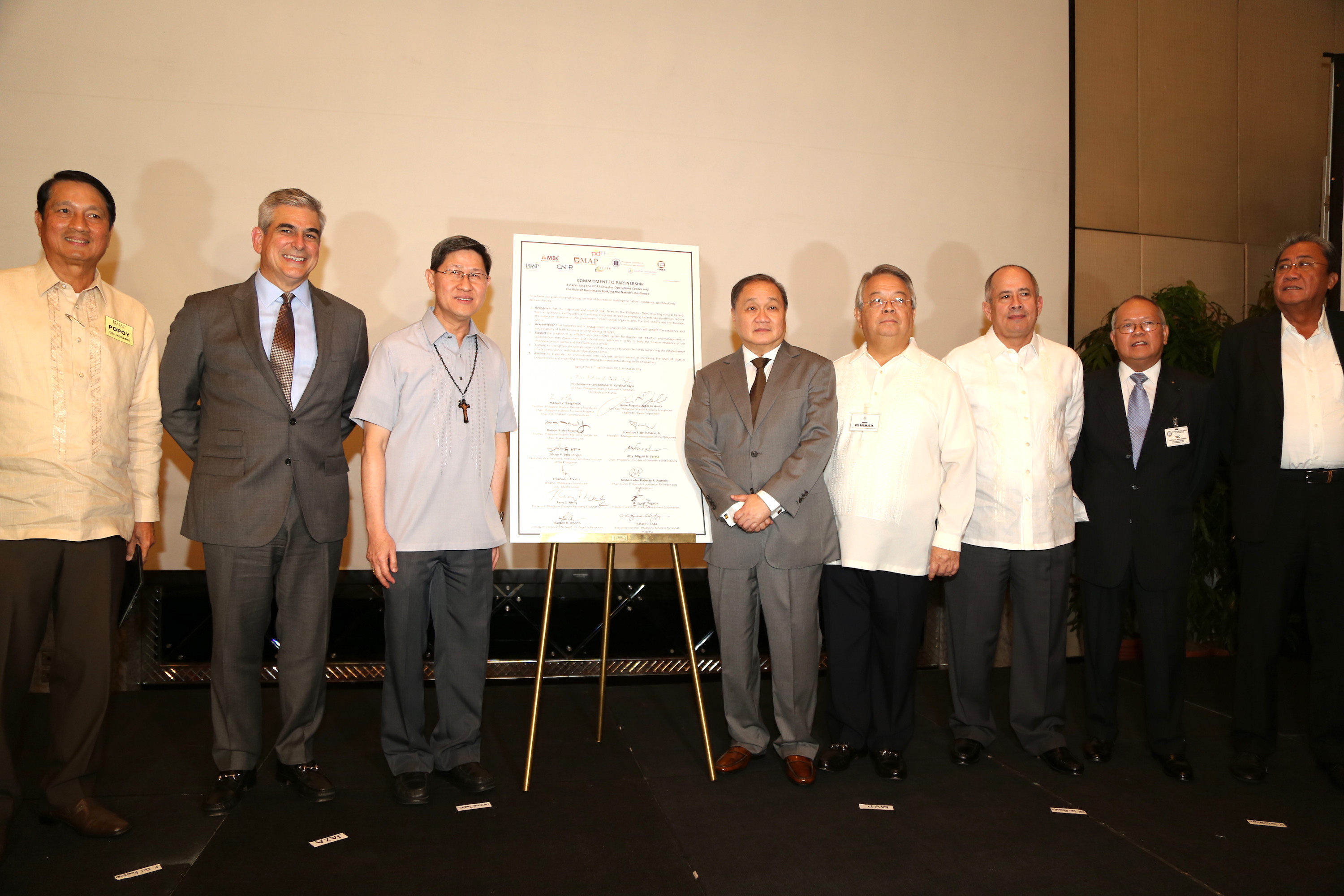 JOINED FORCES, POOLED RESOURCES. WeatherPhilippines commits to partner with the Philippine Disaster Recovery Foundation to strengthen the role of business in building the nation’s disaster preparedness, response, and resiliency.