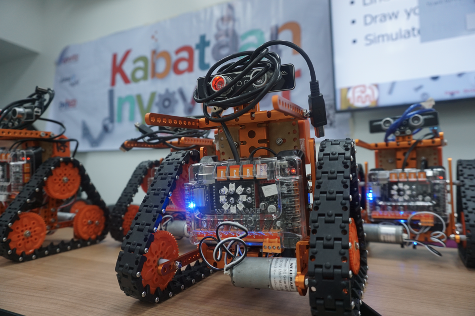 One of the many robots featured at Kabataan Inyovator in Davao City
