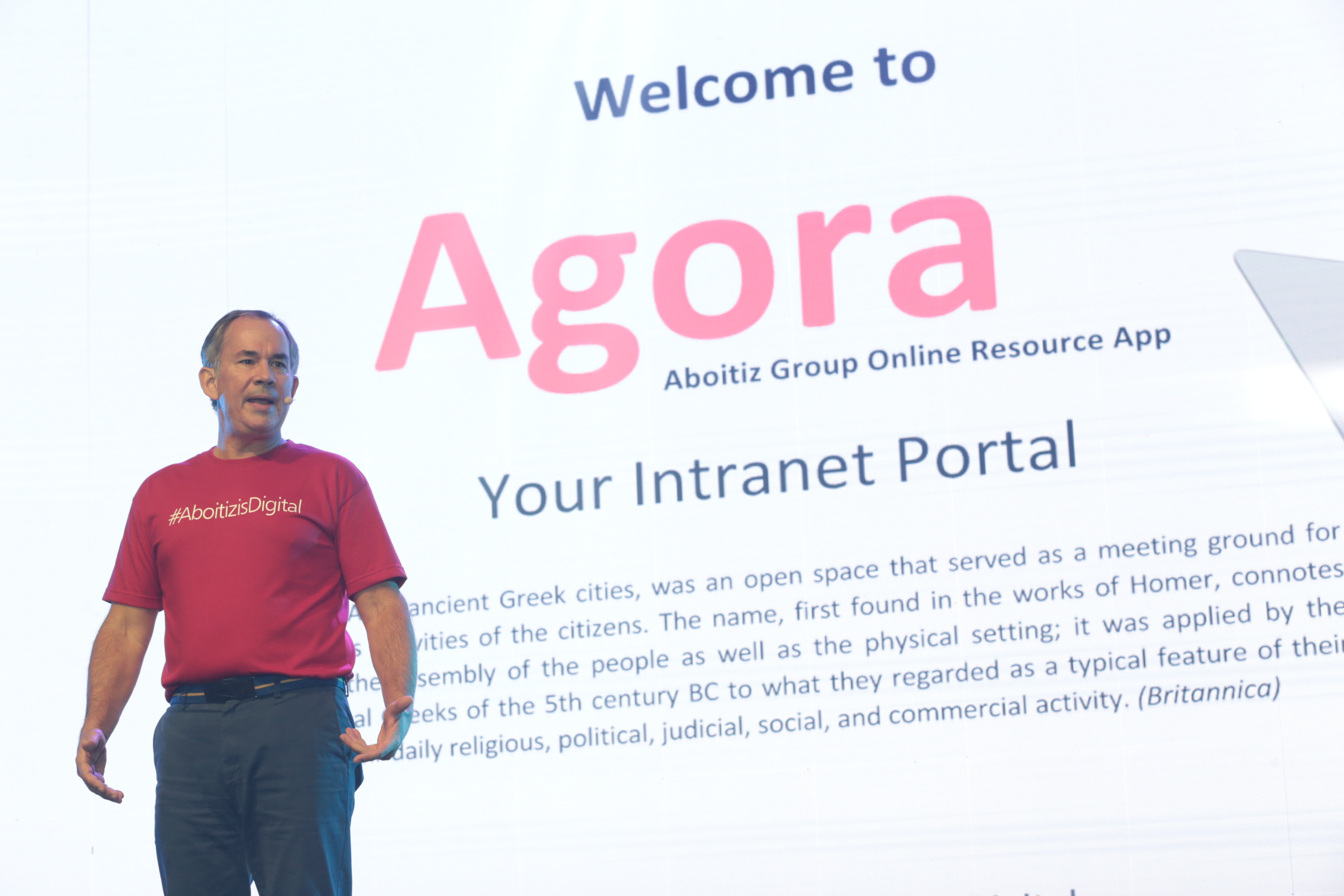 PAVING THE WAY TO A DIGITAL WORKPLACE. Agora will be our platform to creating our digital culture. It is mobile, social, and on the cloud. Information can now be accessed anytime, anywhere. It equips us with the tools to collaborate within our teams and across the group.