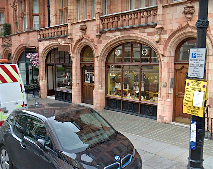The Sautter cigar shop on Mount Street in London