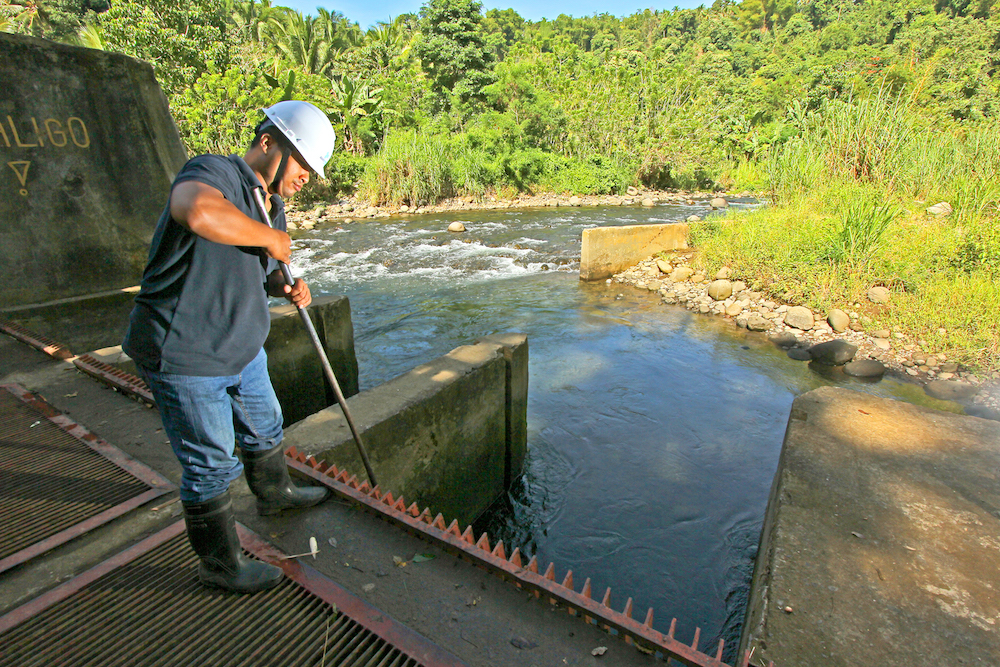 BRINGING CLEANERGY. The Talomo Hydro 1 is located in Brgy. Malagos in the Calinan district of Davao City.