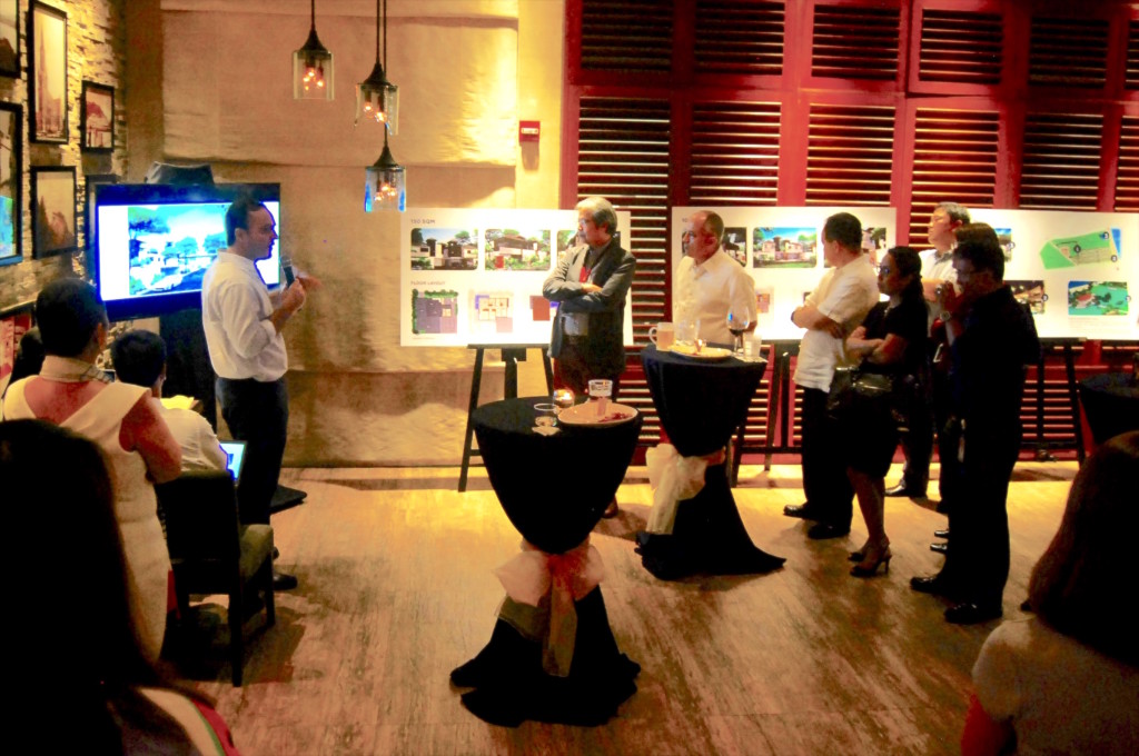 SPECIAL LAUNCH. AboitizLand VP for Business Innovation Rafael de Mesa introduces the Sands Seaside Residences project to Aboitiz Group team leaders in Taguig.