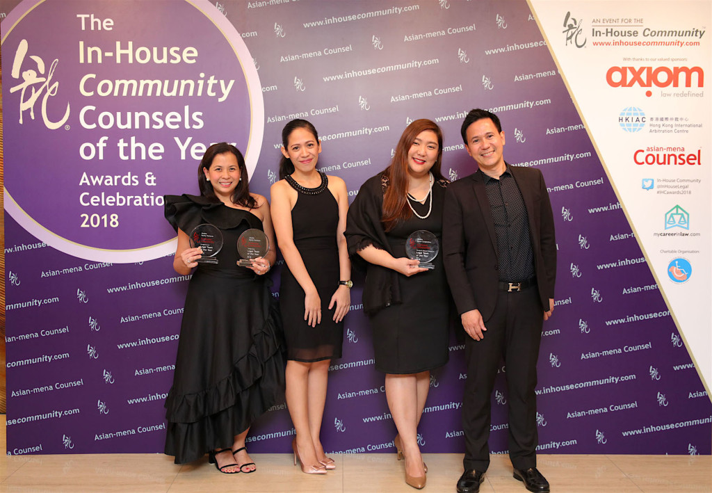 AEV, represented by Pagan Arches, AVP for Contracts and Commercial Transactions, bagged the In-House Legal Team of the Year – Conglomerate and In-House Legal Team of the Year – Integration awards, while AboitizPower won the In-House Legal Team of the Year – Energy & Natural Resources (Asia) category and was represented by Idesa Roxas, Associate for Transactions and Acquisitions, Joseph Trillana Gonzales, FVP and General Counsel, Clarisse De La Cruz, Junior Associate – Project Execution.