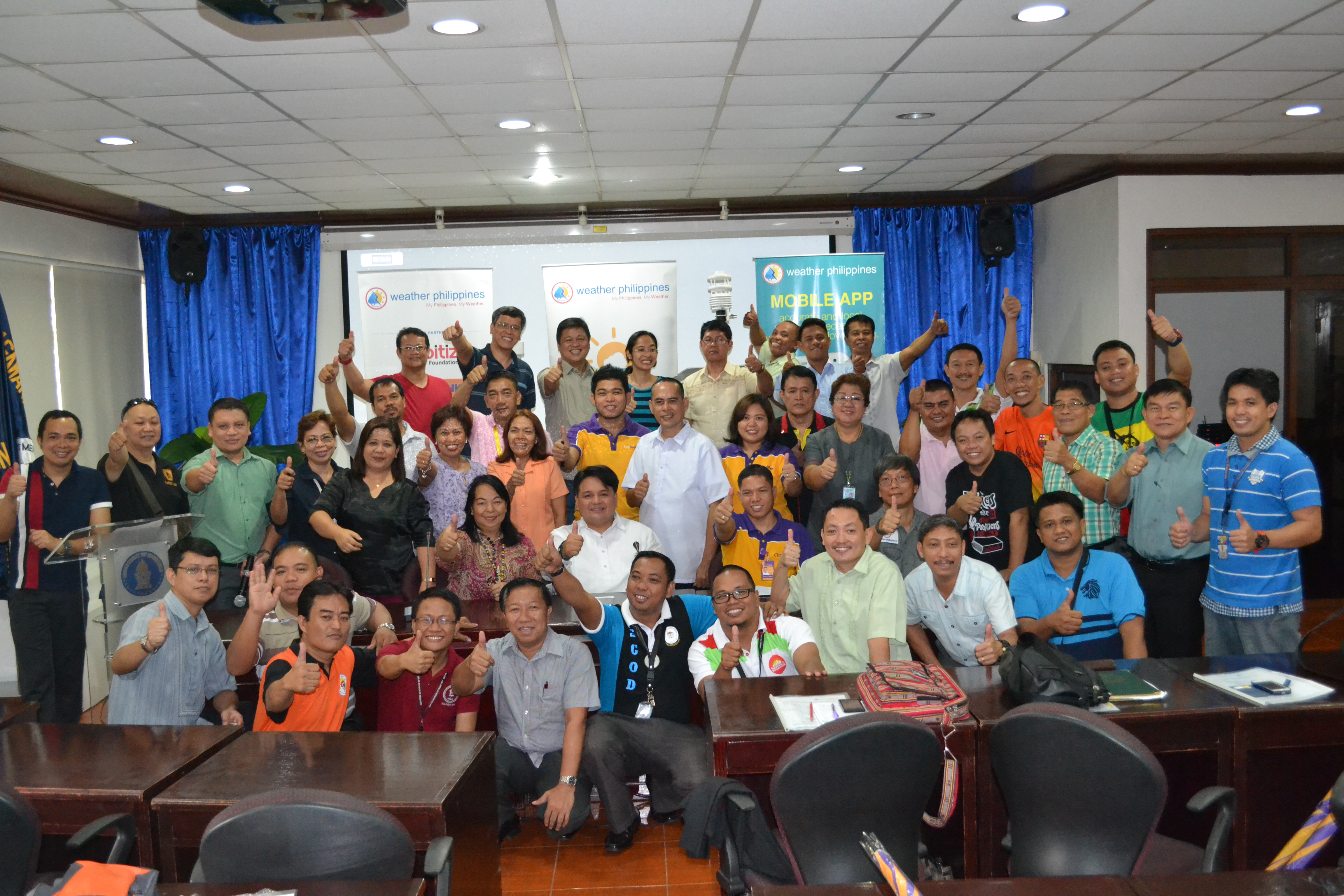 A #WEATHERWISER NATION. Weather 101 trainings are being conducted for local government units and other government agencies as part of WeatherPhilippines' thrust to engage its stakeholders. 