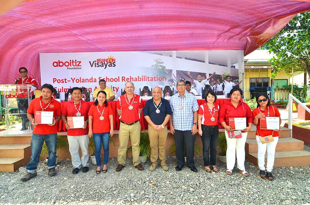 Aboitiz Foundation’s education-related initiatives in 2014 included turning over ’Silid Pangarap’ classrooms to AGAPP Foundation and a total of 227 rehabilitated and newly constructed classrooms to Yolanda-affected schools in northern Cebu. 