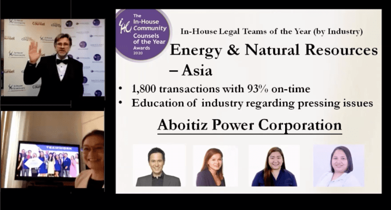 AboitizPower Legal Team, In-House Legal Team of the Year