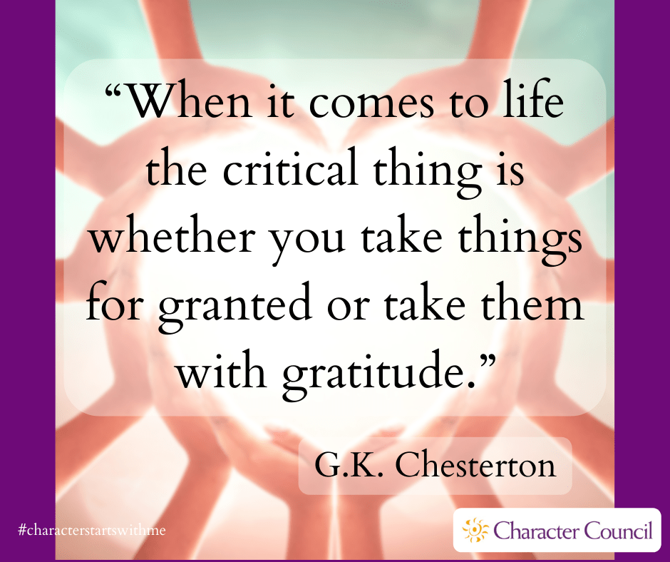 Gratefulness Quotes - Character Council