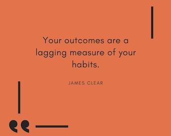 James Clear Quotes - Etsy